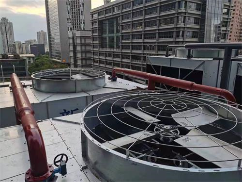 橫流式冷卻塔和逆流式冷卻塔有哪些區(qū)別？,橫流式冷卻塔原理圖